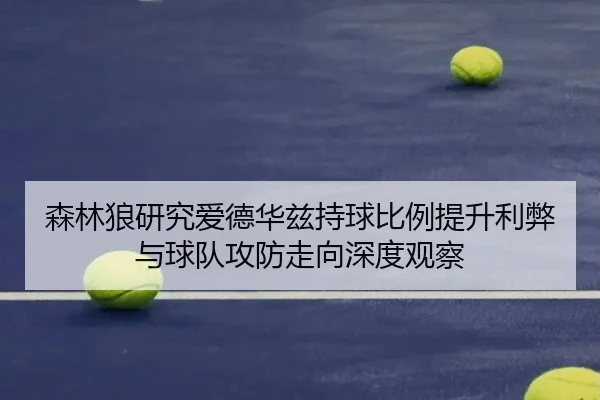 森林狼研究爱德华兹持球比例提升利弊与球队攻防走向深度观察